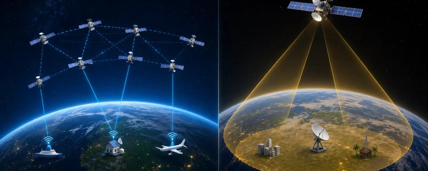 Komunikasi Satelit LEO vs GEO