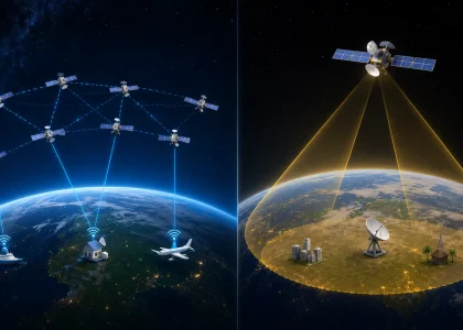 Komunikasi Satelit LEO vs GEO